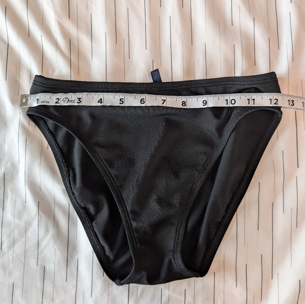 Anne Cole Black Bikini Bottom Size 6